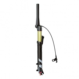 AWJ Parti di ricambio AWJ Forcella ad Aria, 26 / 27, 5 / 29 Pollici Forcella Ammortizzatore per Bicicletta da Viaggio 140 mm Freno a Disco 9 mm Regolazione smorzamento QR, per Mountain Bike