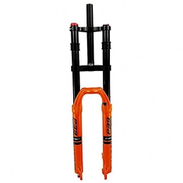 AXQQ Parti di ricambio AXQQ Forchette di Sospensione della Bicicletta, Air Suspension Front Fork Doppia Spalla con rettifica di Rimbalzo 27.5 29in Tubo Dritto Tracolla di Controllo della Spalla 120mm