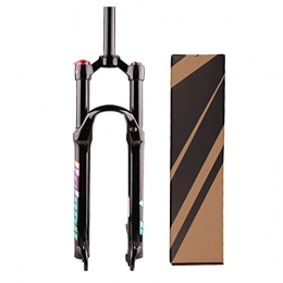 SJHFG Parti di ricambio Bicycle Bike Suspension Fork. MTB 26 / 27.5 / 29 Pollice, Air Spring Magnesio Bicycle Bicycle Front Fork 1-1 / 8"Travel 105mm Disc Freno a Disco QR 9mm Forks (Color : Black, Size : 29inch)