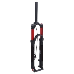 BROLEO Forcelle per mountain bike BROLEO Forcella dritta per mountain bike, forcella anteriore per mountain bike, silenziosa, blocco remoto, regolazione smorzamento, doppia camera d'aria per la guida