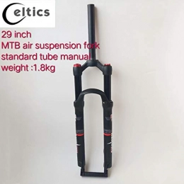 Celtics Forcelle per mountain bike Celtics 29er inch Mountain Bike Air Suspension Fork 1-1 / 8" Threadless with Standard Tube Manual Lock out