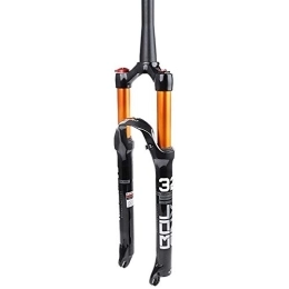 QHY Forcelle per mountain bike Ciclismo Sospensioni Forcella Ammortizzata Mountain Bike 26 27, 5 29 Po Ammortizzatore Ad Aria Cono 1-1 / 2 MTB Forcella Anteriore Bicicletta QR HL / RL Corsa 100mm 1650g (Color : A, Size : 27.5+quot)