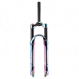 LIZCG Forcelle per mountain bike Corsa 120mm Tubo Dritto Mountain Bike Forcella Anteriore Ammortizzatore 27, 5 / 29 Pollici Forcelle Ammortizzate in Lega di Alluminio Colorato Forcella Pneumatica di Controllo della Spalla