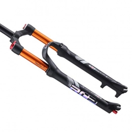 DGHJK Forcelle per mountain bike DGHJK MTB Air Spring Forcella Bici 26"27" Sterzo Diritto 1-1 / 8"Escursione 100 mm Regolazione Estensione Freno a Disco Bloccaggio Manuale 9 mm QR per Mountain Bike