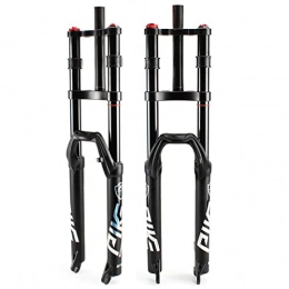 DSGS-shop MTB. Bike Supension Front Forcella Aspirapolvere Placcatura Forcella Anteriore Mountain Bike Front Forks Snow Pneumatic Cycling Part Magnesium Ley Outdoor for DH. Mountain Bike 27.5 Pollici