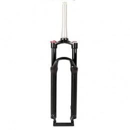 YGB Parti di ricambio Durable Fat Tire Forcella ammortizzata anteriore MTB Bike Air Fork 26 / 27.5 / 29 pollici Doppia camera d'aria Forcella Ammortizzatore per bicicletta Blocco ABS 1-1 / 8" QR Freno a disco 1720g Forcella per