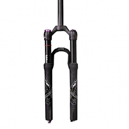 DZGN Forcelle per mountain bike DZGN Forcella Ammortizzata MTB 26"27, 5" 29"Forcella pneumatica per Mountain Bike Bloccaggio Manuale Corsa del Freno a Disco 120 mm 1-1 / 8", Nero, 29 Pollici