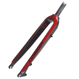 DZGN Forcelle per mountain bike DZGN Forcella Anteriore in Carbonio per Mountain Bike 27, 5 / 29 Pollici Forcella Ammortizzata MTB 160 mm Freno a Disco 1-1 / 8", Rosso, 29 Pollici