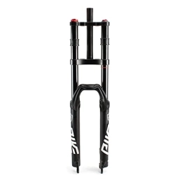 EMISOO Forcelle per mountain bike EMISOO Forcella Ammortizzata per Bici 26 27, 5 29 Pollici XC Forcella Anteriore per Mountain Bike MTB Air Doppia Spalla Downhill Ammortizzatore Ab Sorber 1 1 / 8u201dTubo Dritto QR 9mm Corsa 120mm HL