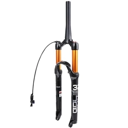 ERYUE Forcelle per mountain bike ERYUE Forcella per bici da ciclismo, Forcella anteriore pneumatica per mountain bike ultraleggera da 29 '' con telecomando Forcella ammortizzata per bicicletta in lega di magnesio Smorzamento dell'aria