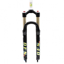 Forcella ad aria, per bicicletta, sospensione DFS-RLC, 26" e 27,5" per mountain bike, biciclette da città, da corsa, da trekking, biciclette elettroniche, colore nero, bianco (nero, 26")