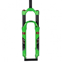 JIE KE Forcelle per mountain bike Forcella ammortizzata 27, 5 "Forchetta di sospensione della mountain bike , MTB. Regolazione dell smorzamento del controllo del freno del disco del disco della lega di alluminio 1-1 / 8 "di viaggio 120