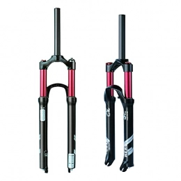 XRDSHY Parti di ricambio Forcella Ammortizzata Ad Aria MTB, Ciclismo Mountain Forcella Anteriore Ammortizzatore Per Bicicletta, Corsa 120mm Per 1-1 / 8" Pneumatici Tubo Dritto / forcella Conica, Straight pipe Shoulder control-29inch