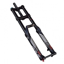 JIE KE Forcelle per mountain bike Forcella ammortizzata anteriore Fat Tire Forcella di sospensione della bike a doppia mountain bike 27, 5 / 29 pollici della mountain bike, con la bicicletta dell'albero del barile di smorzamento MTB. F