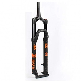 JIE KE Forcelle per mountain bike Forcella ammortizzata anteriore Fat Tire MTB. Forcella 27, 5 pollici / 29in Ciclismo 32 Bike Front Fork Bicycle Air Ammortizzatore Ammortizzatore a cono Forcella del tubo RL / HL. Travel 105mm QR.