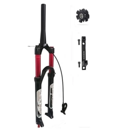 MabsSi Parti di ricambio Forcella Ammortizzata MTB 26 27, 5 29 Pollici, Forcella Pneumatica per Mountain Bike in Lega di Magnesio, Corsa da 140 Mm per Pneumatici da 1, 5-2, 45"(Size:26 inch, Color:Blocco REMOTO RASTREMATO)