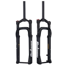 ITOSUI Parti di ricambio Forcella ammortizzata MTB Fat Tire da 26 x 4, 0 pollici, corsa da 115 mm, tubo dritto da 1 1 / 8, blocco manuale, perno passante, forcelle anteriori da 15 x 135 mm, adatte per mountain bike da spiaggia