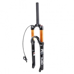 LANXUANR Forcelle per mountain bike Forcella ammortizzata per bicicletta MTB 26 / 27, 5 / 29 pollici, sterzo conico e sterzo dritto forcella anteriore, bloccaggio manuale e blocco remoto, 69, 85 cm