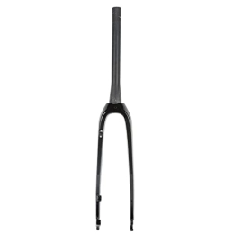 Entatial Parti di ricambio Forcella Anteriore Bici, Forcella Anteriore in Fibra di Carbonio Sostituisci Accessori Peso Leggero per Mountain Bike per Carrello Pieghevole(Luce Luminosa)