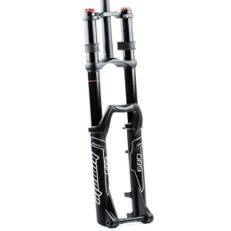 WAMBAS Forcelle per mountain bike Forcella anteriore da discesa per mountain bike da 27, 5 / 29 pollici Forcella DH AM Regolazione dell'estensione della forcella con sospensioni pneumatiche 110MM*20MM Escursione dell'asse passante 170mm