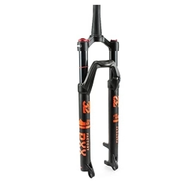 EMISOO Forcelle per mountain bike Forcella anteriore per mountain bike 27, 5 Tubo dritto / conico da 29 pollici 1-1 / 8" / 1-1 / 2" Regolazione del ritorno Lega di alluminio MTB Forcella ammortizzata per bicicletta Corsa 100 mm QR 9 mm Fren