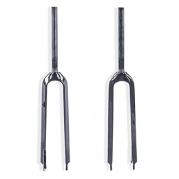 LITOSM Forcelle per mountain bike Forcella Mtb 26, Bicycle Suspension Fork Forcella in carbonio 29er 1-1 / 8 "Fibra di carbonio Mountaian Bike Fork Freno a disco Freno rigido Forchette rigide 3K FORCIA FRONTALE ABBELLATA ORAM / GULDY