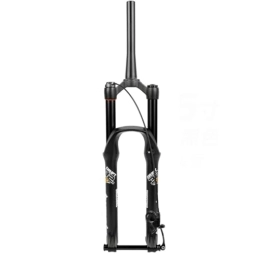 OMDHATU Forcelle per mountain bike Forcella MTB Ad Aria 26 / 27, 5 / 29 Sterzo Conico Da 1-1 / 2 Pollici Bloccaggio Manuale / remoto Escursione 130mm Freno A Disco Asse Passante 100mm*15mm Regolazione Dell'estensione ( Color : B Black , Size :