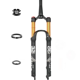 OMDHATU Forcelle per mountain bike Forcella Per Mountain Bike A Sospensione Pneumatica 26 / 27, 5 / 29 Pollici Sterzo Conico Da 1-1 / 2 HL / RL 100mm Di Escursione Freno A Disco Forcella Anteriore QR 9*100mm ( Color : HL , Size : 27.5 inch )