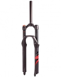 LLC Parti di ricambio Forcella per Mountain Bike da 26 / 27, 5 / 29 Pollici, Forcella Ammortizzata in Discesa per Bicicletta in Lega di Alluminio Ultraleggera Freni A Disco Corsa140mm, Red a, 26 Inches