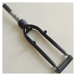 Flyafish Parti di ricambio Forcella pneumatica per Bicicletta Mountain Bike Suspension Fork 20 Pollici CV Freno in Acciaio Pieghevole Anteriore della Bici Suspesnion Forcella Montare Mountain Bike (Color : Black V Brake)