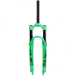 LIMQ Parti di ricambio Forcelle Ammortizzate per Ciclismo da 27 5 / 29 Pollici Forcella Anteriore per Mountain Bike Forcella Pneumatica in Lega di Magnesio, Green-29Inch