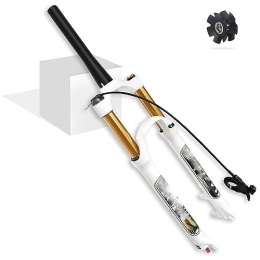 MabsSi Parti di ricambio Forcelle per bici da 26 27, 5 29 pollici, freno a disco da 140 mm, per mountain bike, mountain bike, forcella anteriore in lega leggera da 3, 8 cm, con smorzamento regolabile (dimensioni: 29 pollici,