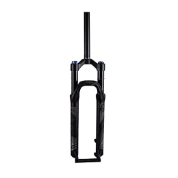 MabsSi Parti di ricambio Forcelle per Mountain Bike, Ammortizzatore per Bicicletta 26 27, 5 29 Pollici, Blocco Manuale Corsa 120mm 1-1 / 8'' QR 9mm MTB Forcella Sospensione Pneumatica(Size:29INCH, Color:Nero+Nero)