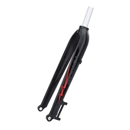 EMISOO Forcelle per mountain bike Forcelle rigide per mountain bike 26" 27, 5" 29" Forcella per bici da strada ultraleggera in lega di alluminio Tubo dritto da 28, 6 mm BOOST Perno passante Forcella per bici da 110 mm Freno a disco per