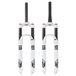 CPXUP2 Forcelle per mountain bike Forchetta della Bici Forchetta della Forcella MTB Spina Air Fork Stroke 100-120 mm Lega di magnesio 1680g Bianco e Nero Forchetta Anteriore della Bici in Bianco e Nero (Color : Sky Blue)