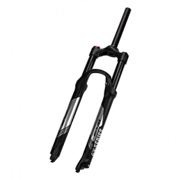 FWC Parti di ricambio FWC Forcella da Mountain Bike da 27, 5 / 29 Pollici, Forcella Pneumatica / Freno A Disco / Corsa 120 Mm / Tubo Dritto 28, 6 * 220 Mm / 120 Mm * 32 Mm Tubo Interno Nero / Apertura 100 Mm