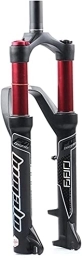HAO KEAI Forcelle per mountain bike HAO KEAI Forcella MTB Bike Suspension Fork 26 / 27.5 / 29 Pollici MTB. Fork Air Mountain Bicycle Front Forks 34 Disco Freno 110mm Viaggio 1-1 / 8" HL / RL. (Color : A-Red, Size : 26in)
