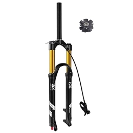 HerfsT Parti di ricambio HerfsT Forcella Anteriore MTB Air da 26 / 27, 5 / 29 Pollici, Corsa da 140 mm, Forcella per Mountain Bike Dritta / conica da 1-1 / 8 "Regolazione Estensione Freno a Disco QR 9mm