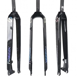 HHKAZ Forcelle per mountain bike HHKAZ Forcella MTB con Freno A Disco Rigido 26 / 27.5 / 29", Forcella Anteriore per Mountain Bike Superleggera con Tubo Dritto