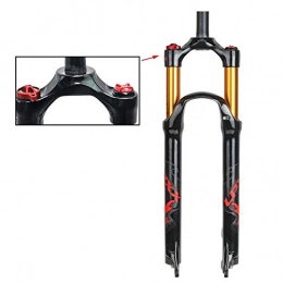 HUANGB Forcelle per mountain bike HUANGB Forcella Ammortizzata Mountain Bike 26 Lega Leggera di Magnesio 1-1 / 8 '' MTB Forcella Forcella Gas Controllo Spalla 100mm, C-26inch