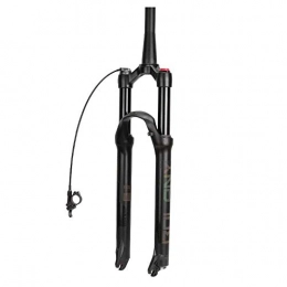 HUANGB Forcelle per mountain bike HUANGB Forcella Ammortizzata Mountain Bike 26 Tubo Conico in Lega di Alluminio Smorzamento Regolazione Tartaruga Coniglio Corsa MTB, B-26 inch