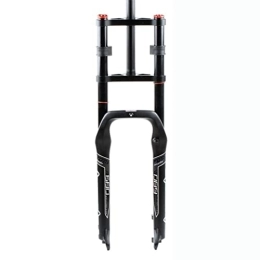 ITOSUI Forcelle per mountain bike ITOSUI Forcella Ammortizzata MTB da 26 Pollici 28.6 Tubo Dritto Forcella pneumatica Fat Tire QR 9mm Forcella da Viaggio 100mm Forcella per Mountain Bike Forcelle per Bicicletta con bloccaggio Manuale