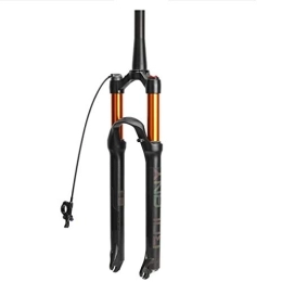 ITOSUI Forcelle per mountain bike ITOSUI Forcella Ammortizzata per Mountain Bike da 27, 5", Ammortizzatore Pneumatico in Lega di Magnesio Accessori per Biciclette da 1-1 / 8" da Viaggio 100mm Ciclismo