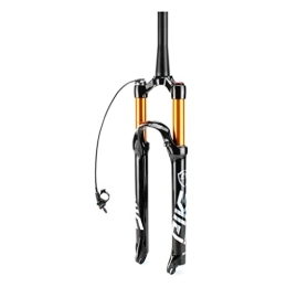 Jejy Forcelle per mountain bike Jejy 26 / 27.5 / 29 Pollici Forcella Ammortizzata MTB, Sospensione Mountain Bike Forcella Anteriore Forcella Ammortizzata, Disc Breke (Color : Tapered Remote Lockout, Size : 29)