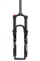 JIE KE Forcelle per mountain bike JIE KE Bicycle Front Fork Bicycle Suspension Fork 26 / 27.5 / 29 in Mountain Bike Fork Air Superlight Suming MTB. Dritto 1-1 / 8"Doppia valvola d'Aria Viaggio 100mm Freno a Disco HL QR. 9mm.