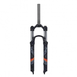 JIE KE Parti di ricambio JIE KE Forcella Ammortizzata Anteriore Fat Tire Bike Suspension Fork 26 / 27.5 / 29 Pollici Dritto Bicicletta idraulica MTB 1-1 / 8"Travel 100mm Disc Freno a Disco Blocco Manuale QR 9mm