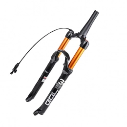 JIE KE Forcelle per mountain bike JIE KE Forcella Ammortizzata Anteriore Fat Tire Lega di Magnesio Ultraleggero 26 / 27, 5 / 29"MTB, Viaggio: 120 Mm di Blocco Remoto Air Fork Fork Mountain Bicycle Shock Amorber