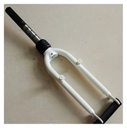 juqingshanghang1 Forcelle per mountain bike juqingshanghang1 Attrezzature per Il Ciclismo Mountain Bike Suspension Fork 20 Pollici CV Freno in Acciaio Pieghevole Anteriore della Bici Suspesnion Forcella per Bici (Color : White C Brake)