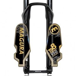 KDHJY Forcelle per mountain bike KDHJY Mountain Bike Front Fork Stickers Bicycle Front Fork Decalcomanie Accessori per Biciclette (Color : Gold)