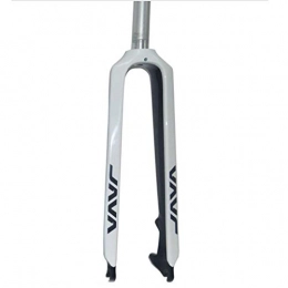 LDDLDG Forcelle per mountain bike LDDLDG Forcella Anteriore Mountain Bike Forcella In Fibra di Carbonio Forcella 26 / 27, 5 Pollici Forcella In Carbonio Forcella Freno Disco Tubo Cono (Colore: Bianco)